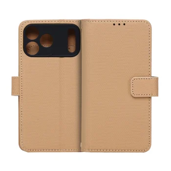 Atverčiamasis dėklas TFO Smart Triangle skirtas iPhone 17 Pro Max 6.9", rudas