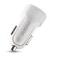 Dudao R7 Car Charger 2x USB 2.4A with 3-in-1 Cable, White