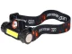 Įkraunamas COB LED galvos žibintuvėlis „4-in-1“ su magnetu, juodas