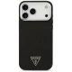 Guess Glitter Triangle Logo MagSafe dėklas iPhone 17 / 18 Pro Max, juodas
