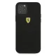 Ferrari iPhone 12 Pro Max dėklas On Track Perforated, juodas
