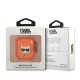 Karl Lagerfeld AirPods 1 / 2 dėklas Choupette Head, oranžinis
