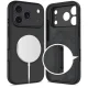 Dėklas Tech-Protect BasicMag MagSafe skirtas iPhone 17 Pro Max, juodas matinis