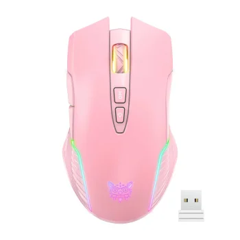 Belaidė žaidimų pelė ONIKUMA CW905 2.4G, rožinė