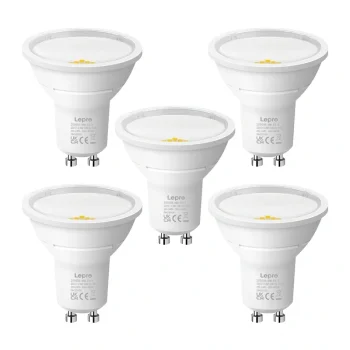 LEPRO 200086-NW GU10 LED bulbs, 3.3 W, 4000 K, pack of 5