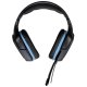 Logitech G432 laidinės žaidimų ausinės, juodos/mėlynos