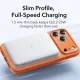 ESR Classic Hybrid MagSafe dėklas, skirtas iPhone 17 Pro Max - Clear Orange