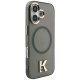 Karl Lagerfeld IML K Head Logo MagSafe dėklas, skirtas iPhone 17, juodas