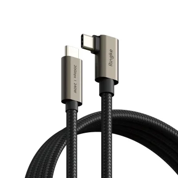Ringke USB-C Cable USB 3.2 Gen 2x2, PD 3.1 240W, 4K 60Hz, 2m - Black