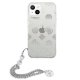 Guess iPhone 13 mini dėklas Peony Chain Collection, sidabrinis