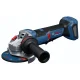 Akumuliatorinis kampinis šlifuoklis Bosch GWS18V-11PS, 18V, 125 mm, L-BOXX