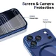 Tech-Protect MagFlex MagSafe dėklas iPhone 17 Pro Max - skaidrus / tamsiai mėlynas