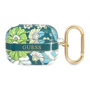 „Guess AirPods Pro“ dėklas „Flower Strap Collection“, žalias