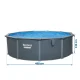 Skydinis sodo baseinas Bestway 561CU 488 x 132 cm 13in1