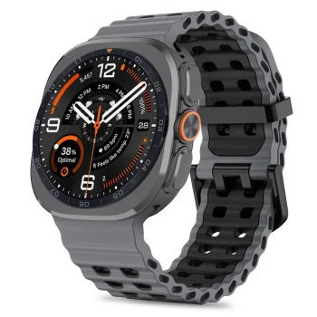 Tech-Protect Iconband Pro dirželis laikrodžiui Samsung Galaxy Watch Ultra 47mm, pilkas / juodas