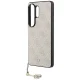 Guess 4G Classic Logo Charm MagSafe dėklas Samsung Galaxy S26 Ultra, rausvas