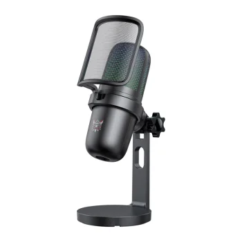 Mikrofonas ONIKUMA M-730 su RGB apšvietimu, juodas