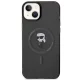 Karl Lagerfeld dėklas iPhone 15 Plus telefonui IML Ikonik MagSafe, juodas