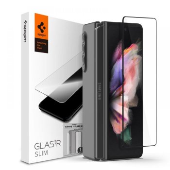 Apsauginis stiklas ir vyrio plėvelė Samsung Galaxy Z Fold3 5G, juoda