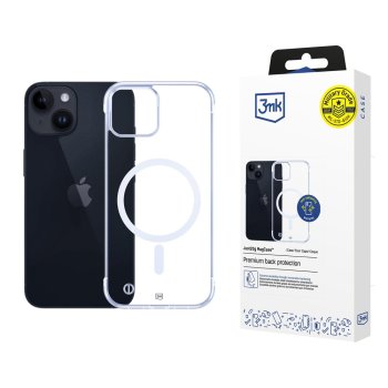 Apsauginis dėklas 3mk Just20g MagCase skirtas iPhone 14, skaidrus