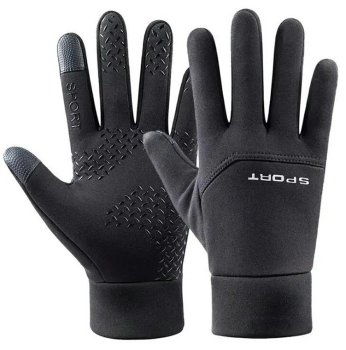 Warm Touchscreen Gloves XL, Winter Anti-Slip Thermal for Texting and Sports, Black