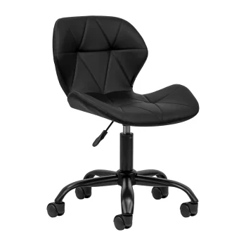 Kosmetologinė kėdė su atlošu 4Rico QS-06B, juoda