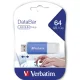 USB atmintinė Verbatim DataBar, 64 GB, USB 2.0, mėlyna