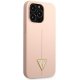 Guess Silicone Triangle dėklas skirtas iPhone 13 Pro / 13, Pink