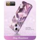 Supcase Cosmo dėklas iPhone 14 Plus telefonui, Pink Marble