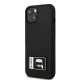 Karl Lagerfeld Ikonik Patch dėklas, skirtas iPhone 13 mini, juodas