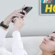 Tech-Protect magnetinis telefono žiedas su stovu, juodas