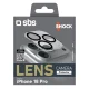 SBS kameros apsauginis stiklas iPhone 18 Pro, grūdintas stiklas, skaidrus