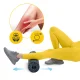 Hard EPP Foam Massage Roller 4FIZJO 45 cm, Black and Blue