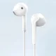 Dudao X3+ Laidinės įkišamos ausinės, 3.5mm minijack, baltos