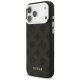 „Guess Peony Hot Stamp Script MagSafe“ dėklas „iPhone 17 Pro Max“, juodas