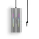 Orico XDR 12-in-1 USB-C doko stotelė su RGB, HDMI 4K, VGA, PD 100W, RJ45 ir kortelių skaitytuvu, sidabrinė