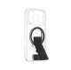 Dėklas AmazingThing Titan Pro Lens Stand skirtas iPhone 18 Pro Max su stovu ir MagSafe, skaidrus