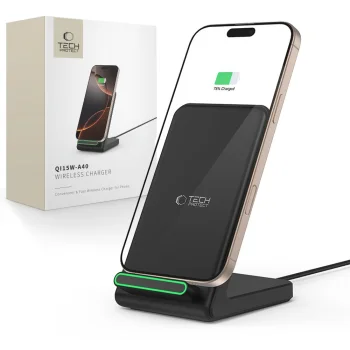 Tech-Protect QI15W-A40 15W Wireless Charger, Black