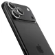 Kameros apsauginis stiklas Spigen Optik Pro EZ FIT iPhone 16/17 Pro / Max, 2 vnt., Sidabrinė