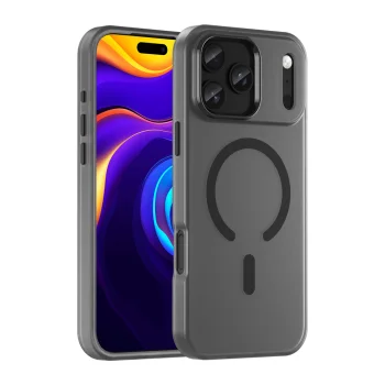 Magnetic Abrasive iPhone 17 Pro Case with MagSafe, Matte Black