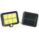 Saulės lempa su judesio ir sutemų jutikliais, 120 LED, 20W