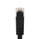 Orico PUG-C7B CAT7 Flat Ethernet Network Cable 10Gbps RJ45 5m Black