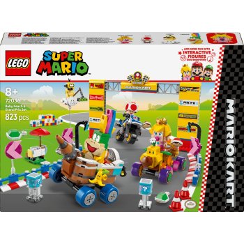 LEGO Super Mario 72036 Baby Peach ir Grand Prix rinkinys