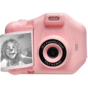 Denver KPC-1370NS children's camera with thermal printer, pink