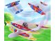 Illuminated Polystyrene Aeroplane Glider with an Electric Motor USB LED
