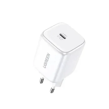 Sieninis įkroviklis Ugreen Nexode X524 GaN USB-C 45W, baltas