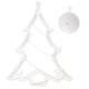 Ikonka LED Christmas Window Decoration Christmas Tree with Suction Cup 10 LED
