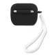 Guess Silicone Vintage AirPods Pro dėklas, juodas / baltas