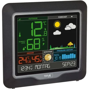 Belaidė meteorologinė stotelė TFA 35.1150.01 Season, juoda