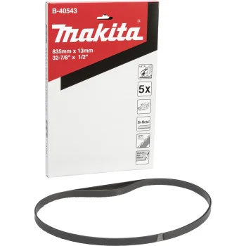 Makita juostinio pjūklo ašmenys BiM 13 x 0.5 x 835 mm, 14 TPI, 5 vnt. (B-40543)